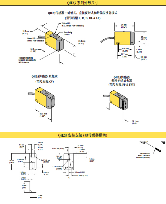 BANNER邦纳光电传感器,进口光电传感器工作原理,BANNER邦纳广州代理商