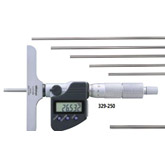 三丰(MITUTOYO)  深度千分尺  329, 129, 229 系列—可更换杆型  英制／公制